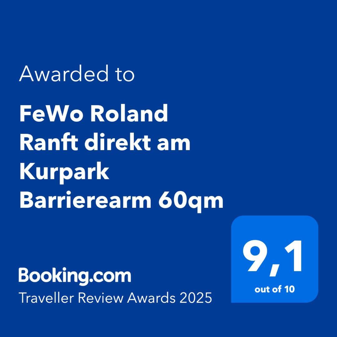 Fewo Roland Ranft Direkt Am Kurpark Barrierearm 60Qm 바트엘스터 외부 사진